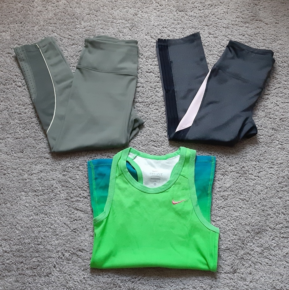 Fila & Avia Leggings + FREE Dri-fit Nike ActiveTop